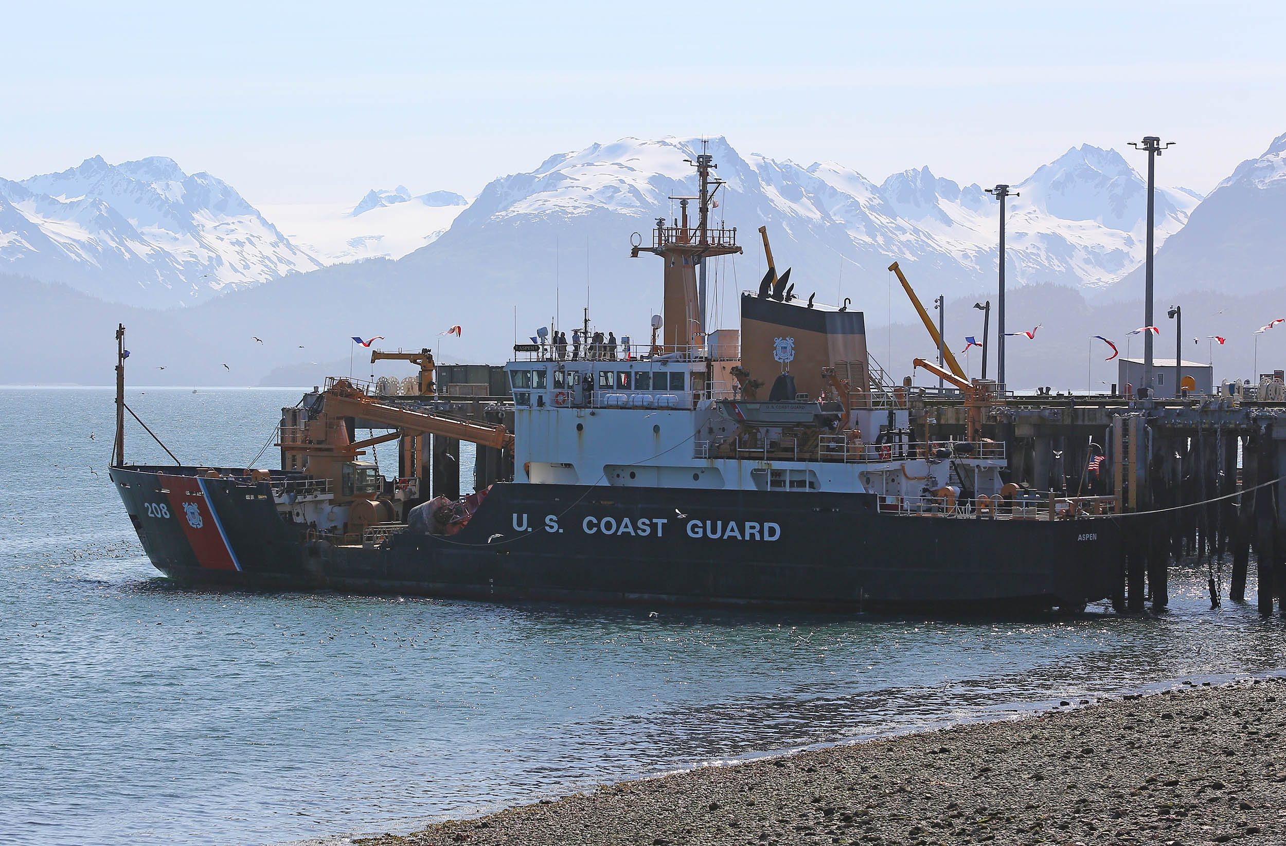 Coast Guard Cutter Aspen in Homer Alaska